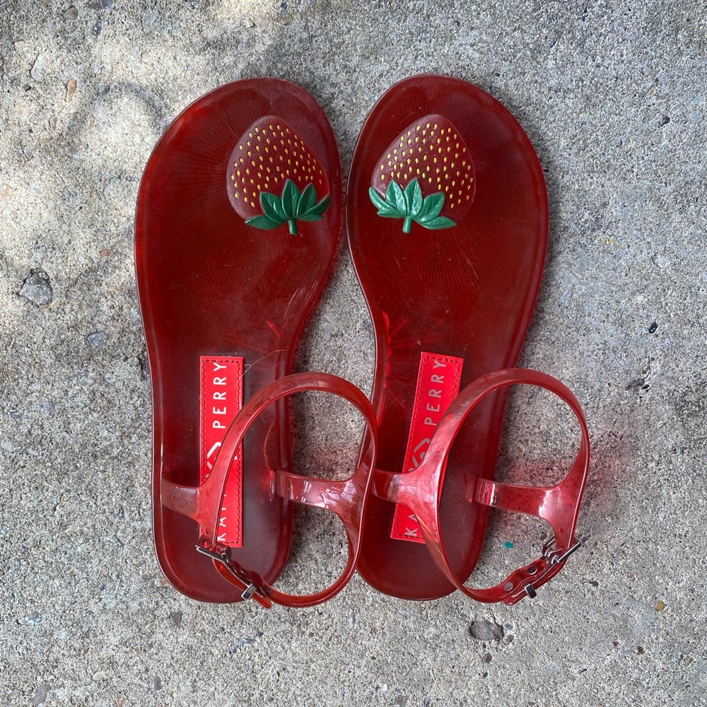 Katy Perry Strawberry Jelly Shoes